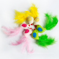 Catnip Cat Toys Bird Feather Pet Kitten Juega Toy 3 colores mix